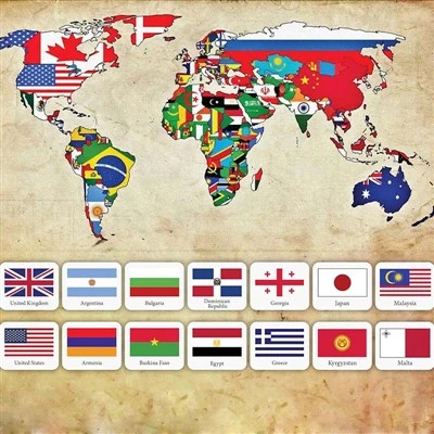 Stiker Bendera Nasional Siswa