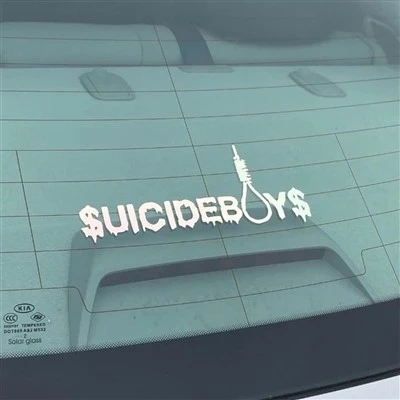 Stiker bumper jendela mobil bunuh diri