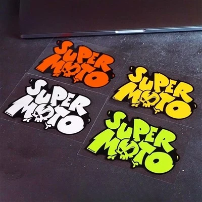 Super Moto Motorcycle Sticker Waterproof