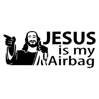 Yesus adalah stiker vinil kustom airbag saya