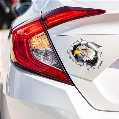 Stiker Mobil Elang Botak Amerika