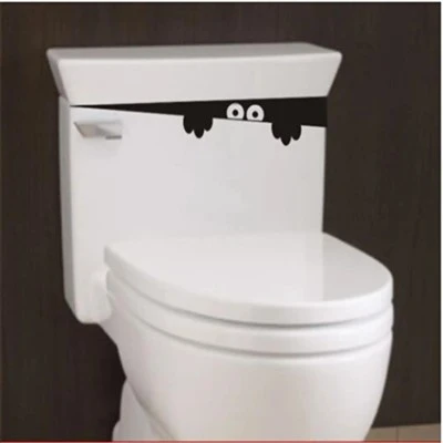 Stiker dinding stiker stiker stiker monster mengintip