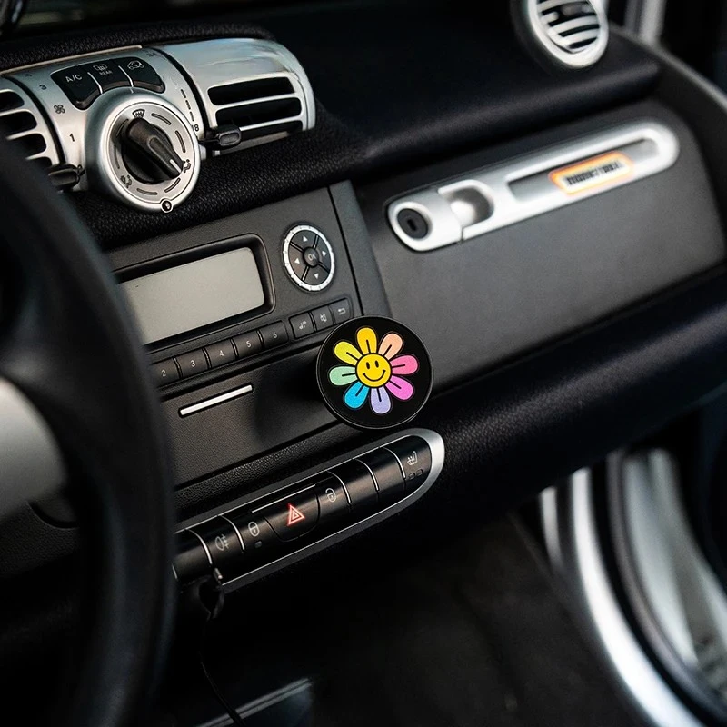 Smiling Chrysanthemum Face Motorcycle Stickers best