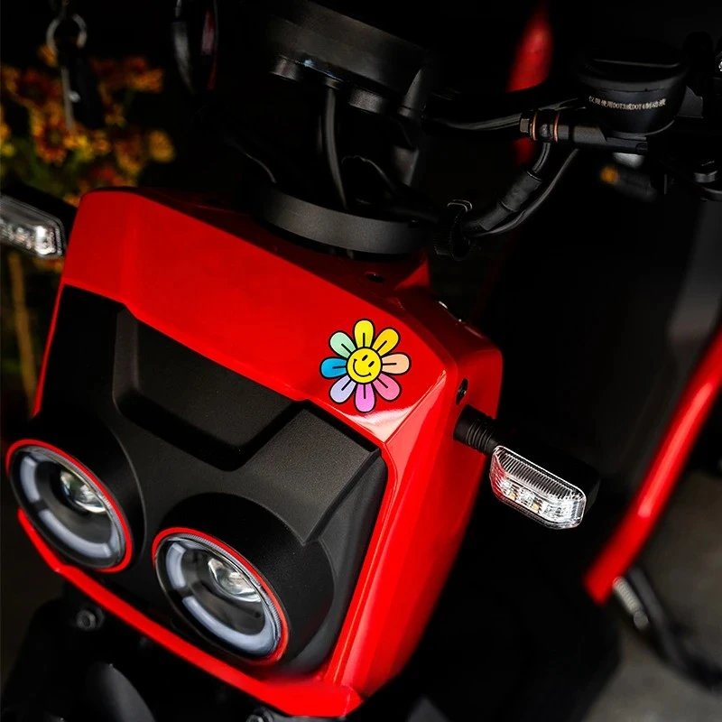 Smiling Chrysanthemum Face Motorcycle Stickers high quality