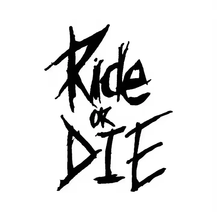 Sticker Ride Or Die Top Tube Sticker
