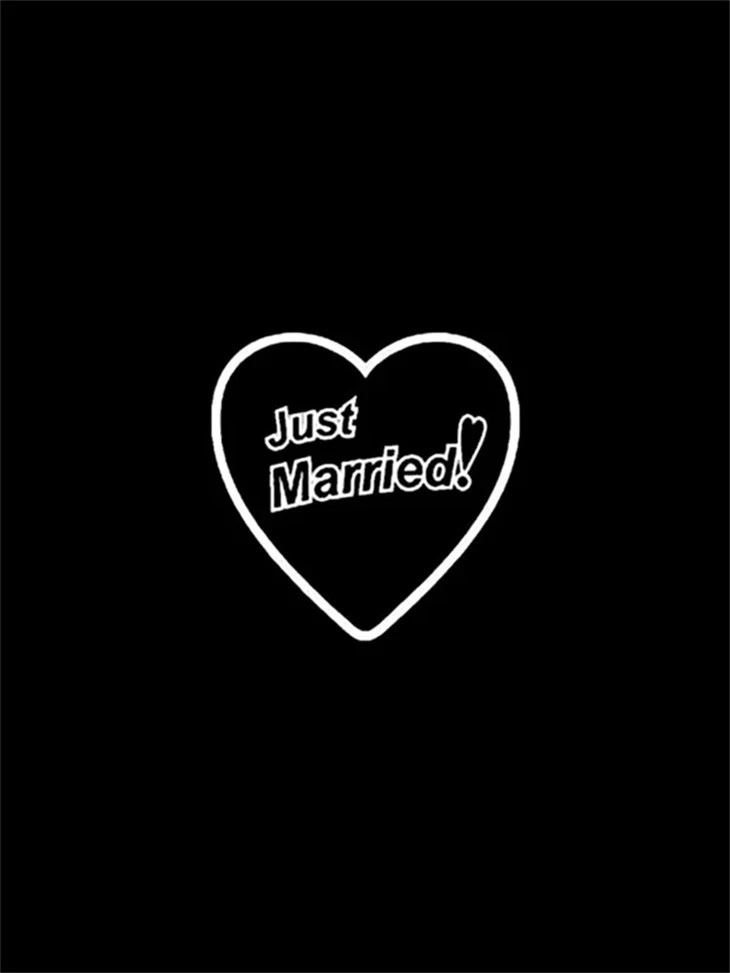 Heart-shaped Car Decal