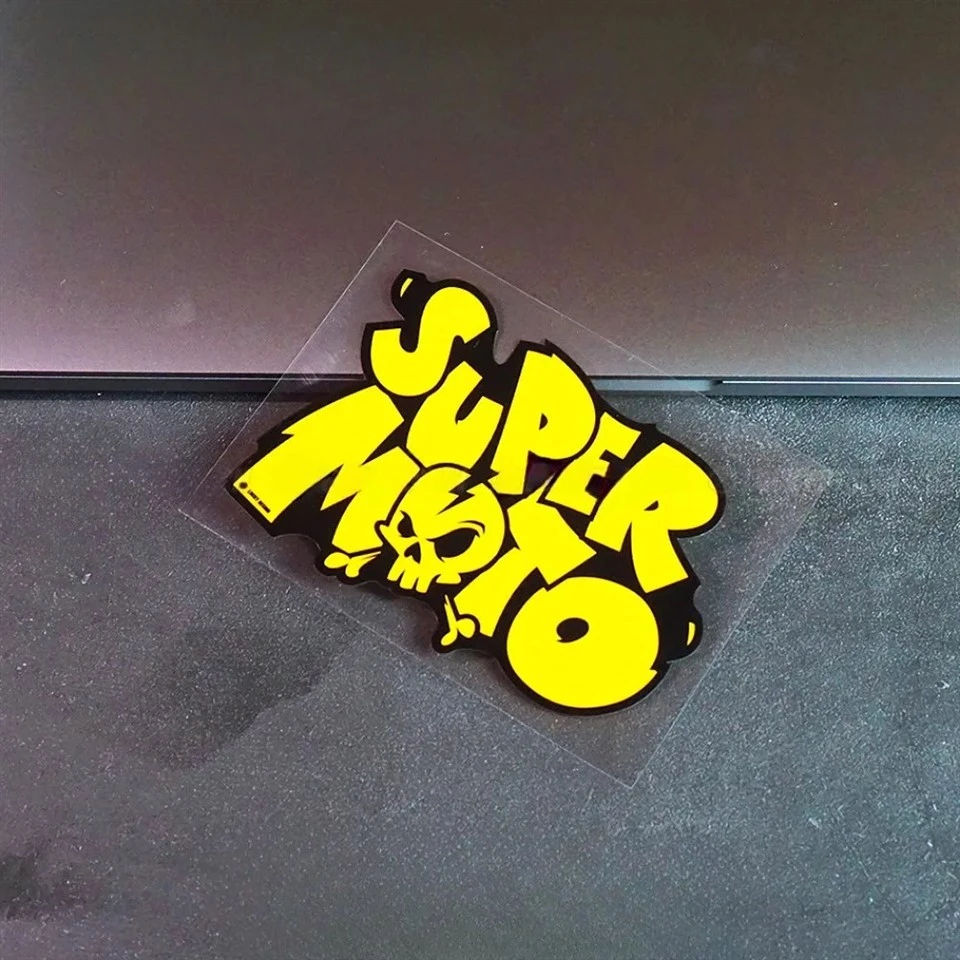 Super Moto Motorcycle Stickers Waterproof