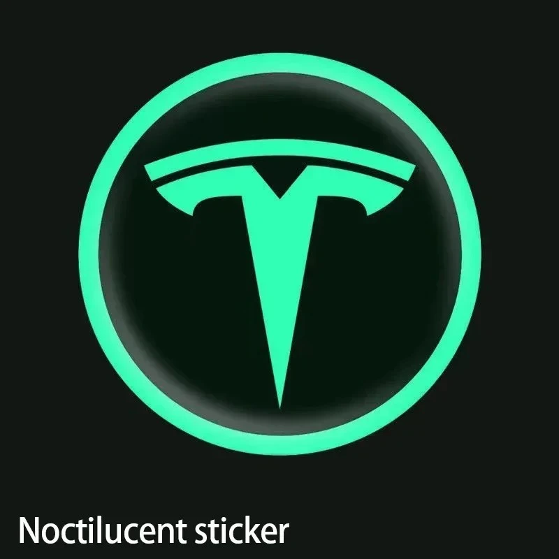 Tesla Cars Glow-in-the-dark Wheel Hub Sticker factory