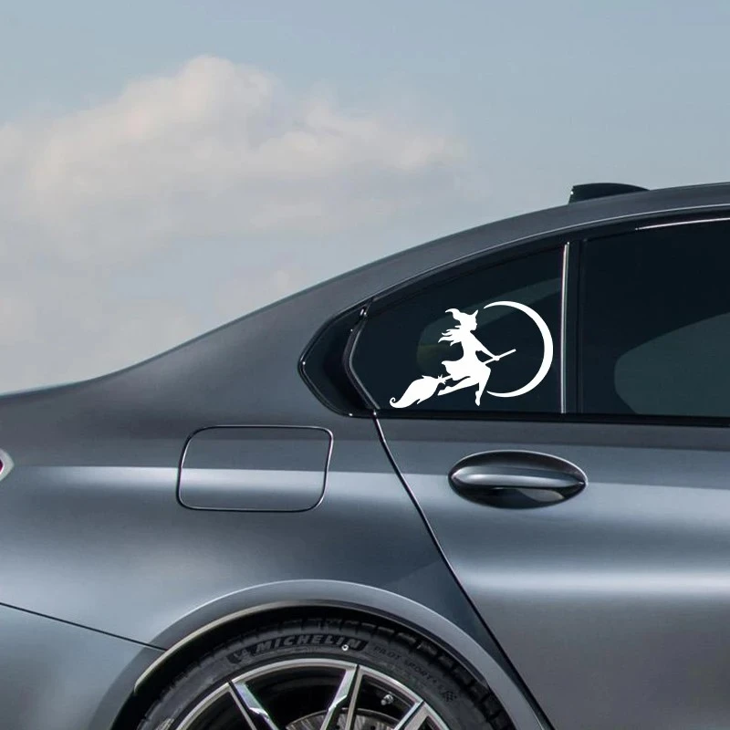 The Witch Flying To The Moon Sticker suppliers