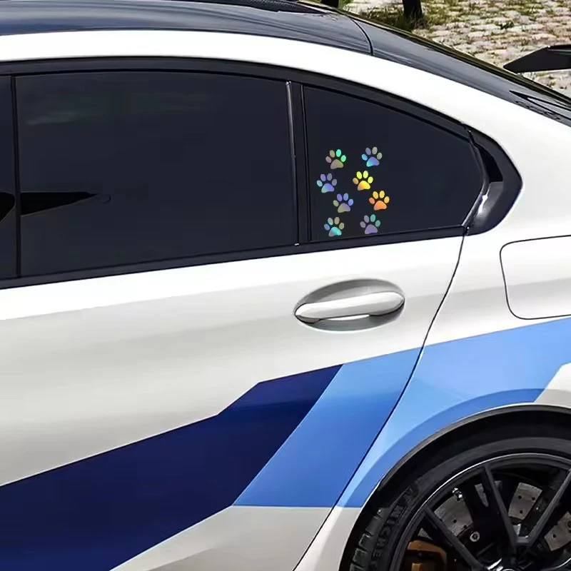 Cat Paw Print Sticker For Car