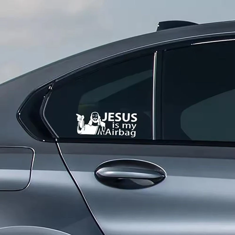 JESUS IS MY AIRBAG Custom Vinyl Sticker