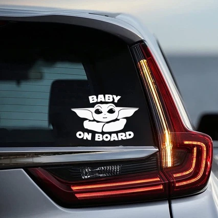 Berbagai Bahan Sticker Baby On Board