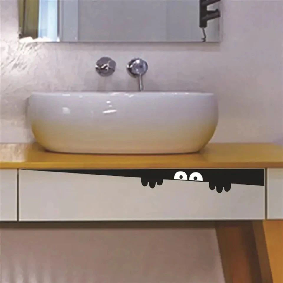 Wall Sticker Toilet Seat Sticker Peep Monster best