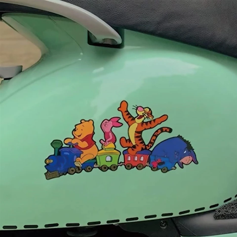 Stiker Sepeda Listrik Winnie Bear
